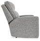 Sillón reclinable eléctrico Biscoe con reposacabezas ajustable