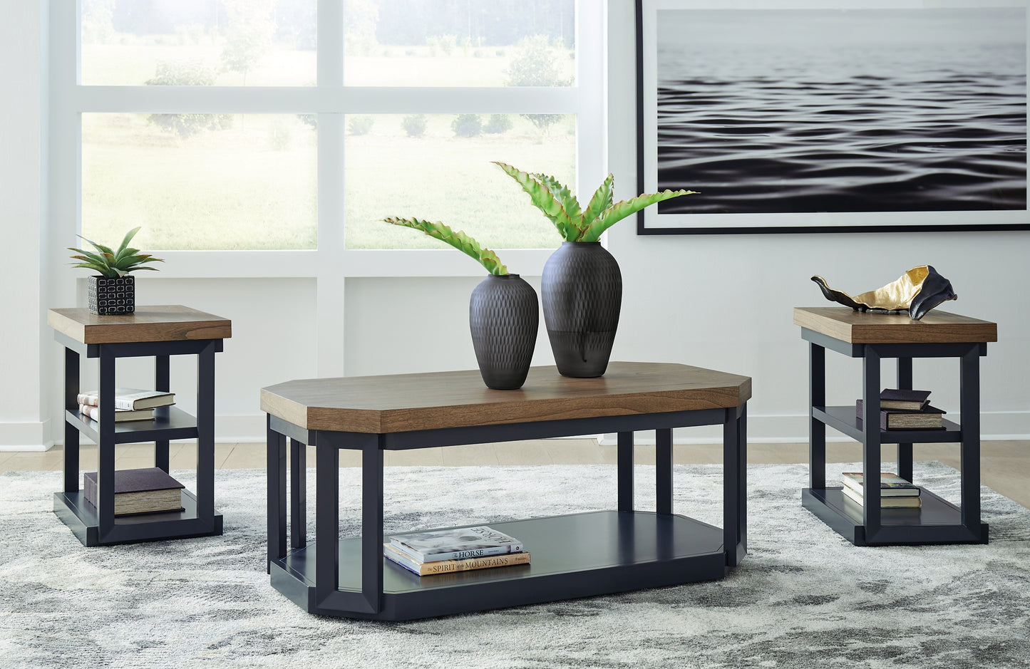 Ashley Express - Juego de mesa auxiliar Landocken (3/CN)