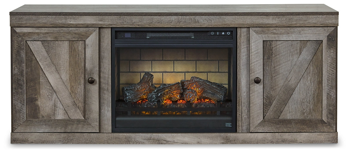Ashley Express - Mueble de TV Wynnlow con chimenea eléctrica