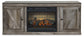 Ashley Express - Mueble de TV Wynnlow con chimenea eléctrica