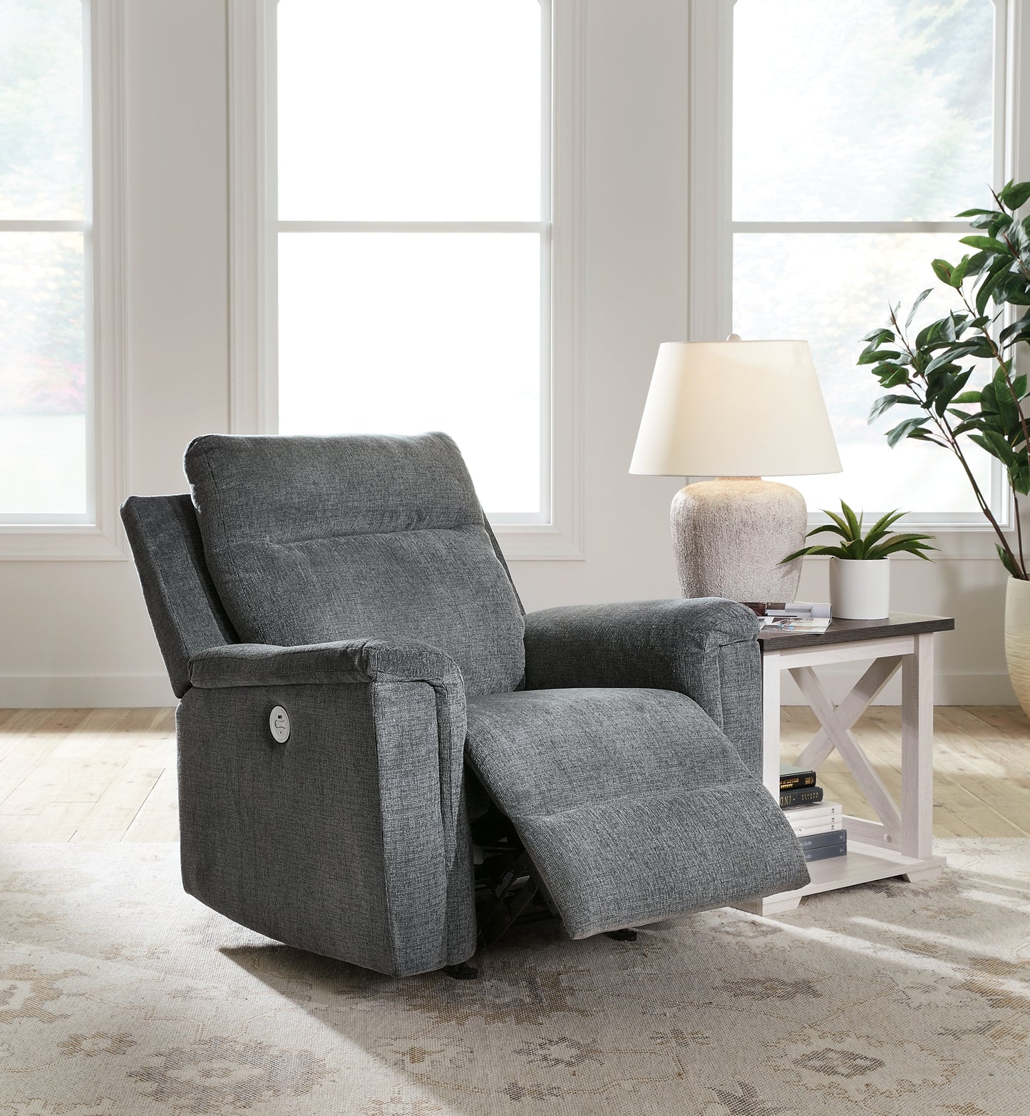 Sillón reclinable eléctrico mecedor Barnsana