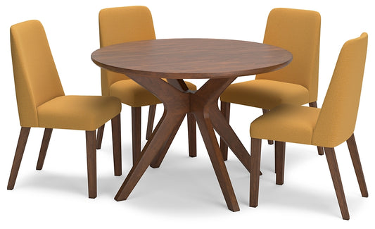 Ashley Express - Mesa de comedor Lyncott y 4 sillas