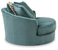 Silla giratoria extragrande con acento Laylabrook