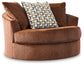 Silla giratoria extragrande con acento Laylabrook