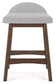 Ashley Express - Mesa de comedor Lyncott de altura de mostrador y 4 taburetes
