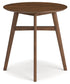 Ashley Express - Mesa de comedor Lyncott de altura de mostrador y 4 taburetes
