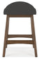 Ashley Express - Mesa de comedor Lyncott de altura de mostrador y 4 taburetes
