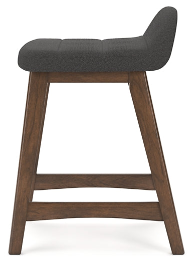 Ashley Express - Mesa de comedor Lyncott de altura de mostrador y 4 taburetes