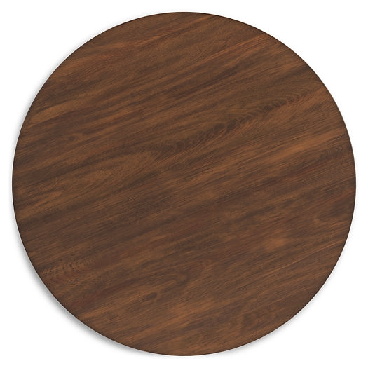 Ashley Express - Mesa de comedor Lyncott de altura de mostrador y 4 taburetes