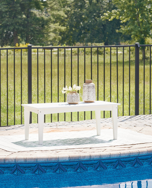 Ashley Express - Mesa de cóctel rectangular Hyland wave