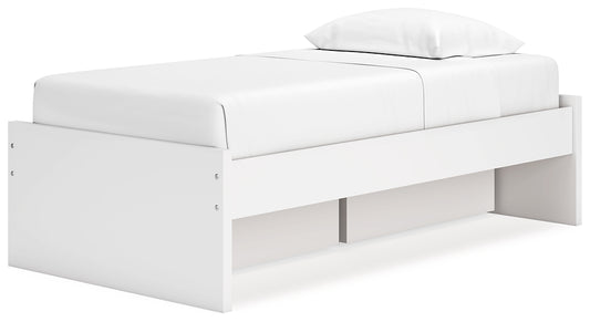 Ashley Express - Cama de plataforma Onita con espacio de almacenamiento en un lateral