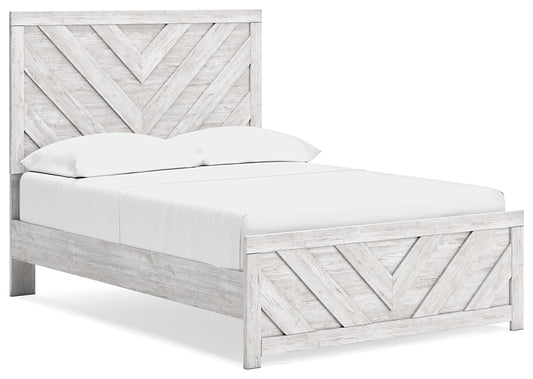Ashley Express - Cama con paneles Cayboni