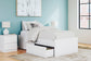 Ashley Express - Cama de plataforma Onita con espacio de almacenamiento en un lateral