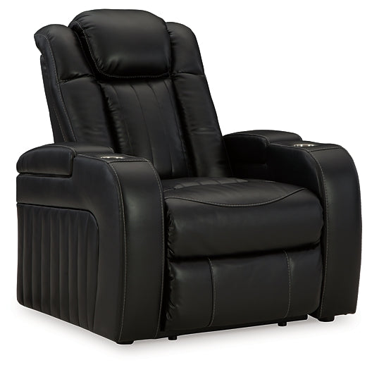 Sillón reclinable eléctrico Caveman Den con reposacabezas ajustable