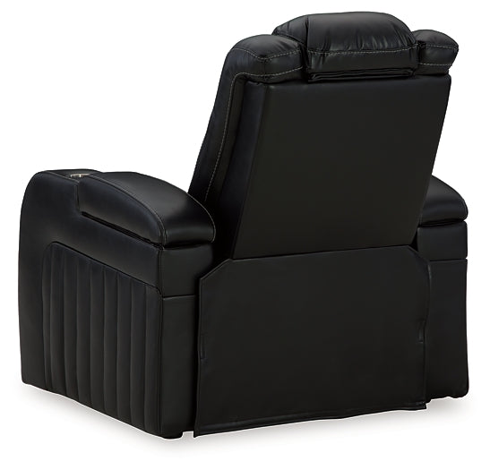 Sillón reclinable eléctrico Caveman Den con reposacabezas ajustable