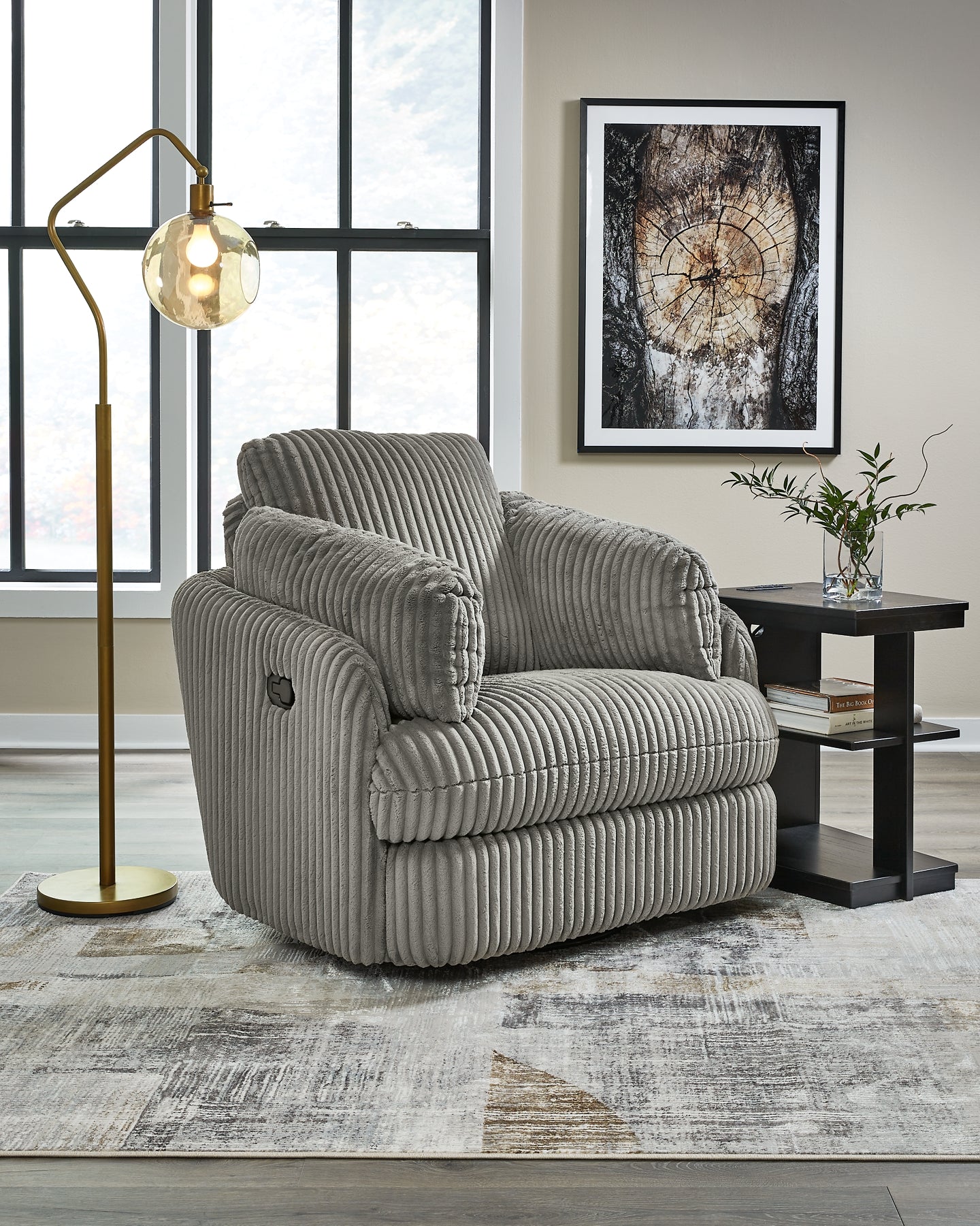 Sillón reclinable giratorio Tie-Breaker