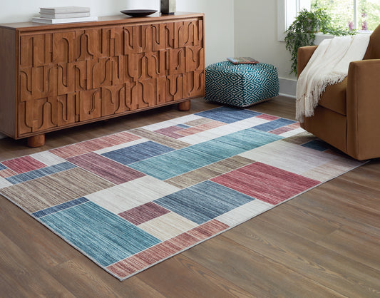 Ashley Express - Alfombra lavable mediana Numore