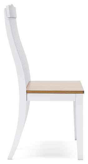 Ashley Express - Silla de comedor doble Ashbryn (1 unidad)