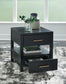Ashley Express - Mesa auxiliar rectangular Winbardi