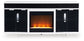 Mueble para TV Gardoni de 72" con chimenea eléctrica