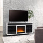 Mueble para TV Gardoni de 72" con chimenea eléctrica