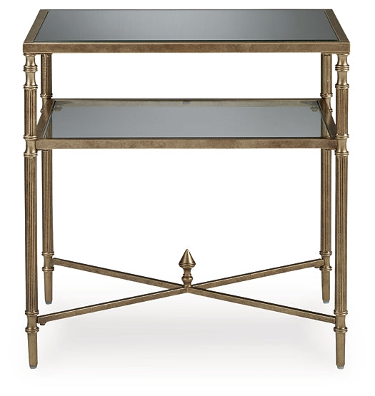 Ashley Express - Mesa auxiliar rectangular Cloverty
