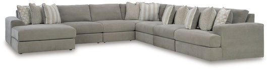Seccional Avaliyah de 7 piezas con chaise longue