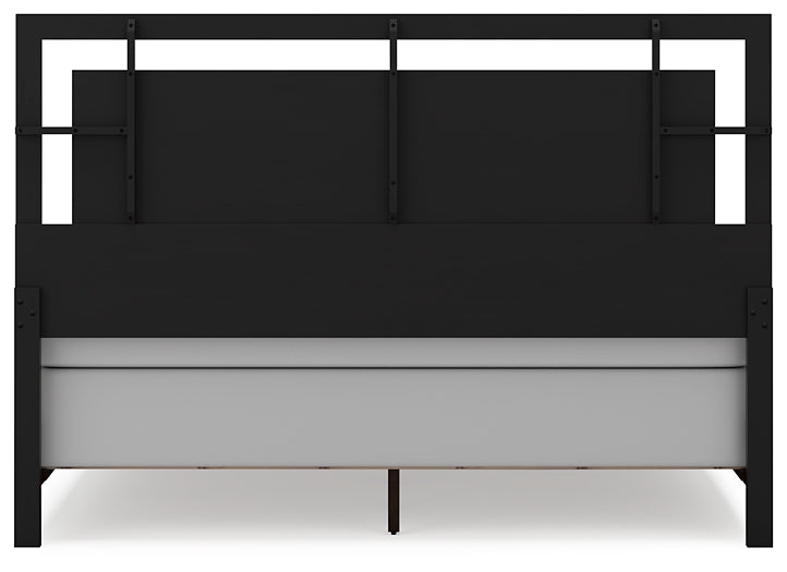 Cama con paneles Covetown