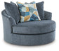 Silla giratoria extragrande con acento Maxon Place