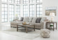 Seccional Ardsley de 3 piezas con chaise longue