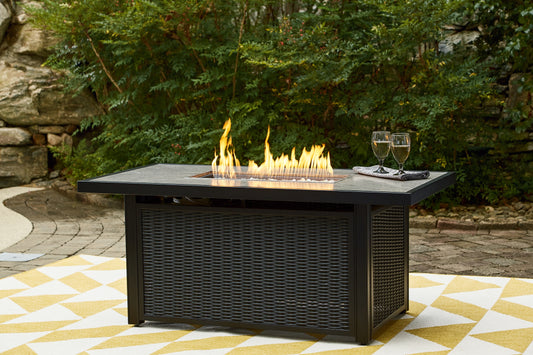Mesa de fogata rectangular Beachcroft