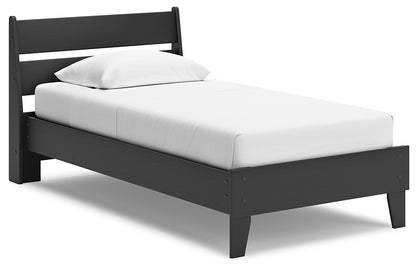 Ashley Express - Cama con plataforma y paneles Socalle