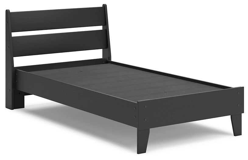 Ashley Express - Cama con plataforma y paneles Socalle