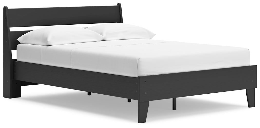 Ashley Express - Cama con plataforma y paneles Socalle