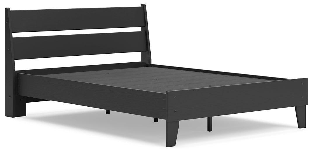Ashley Express - Cama con plataforma y paneles Socalle