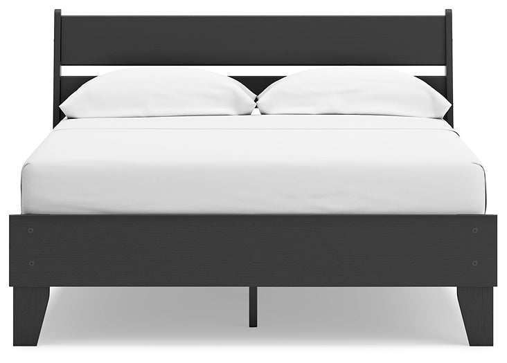 Ashley Express - Cama con plataforma y paneles Socalle