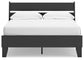 Ashley Express - Cama con plataforma y paneles Socalle
