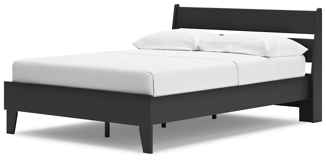 Ashley Express - Cama con plataforma y paneles Socalle