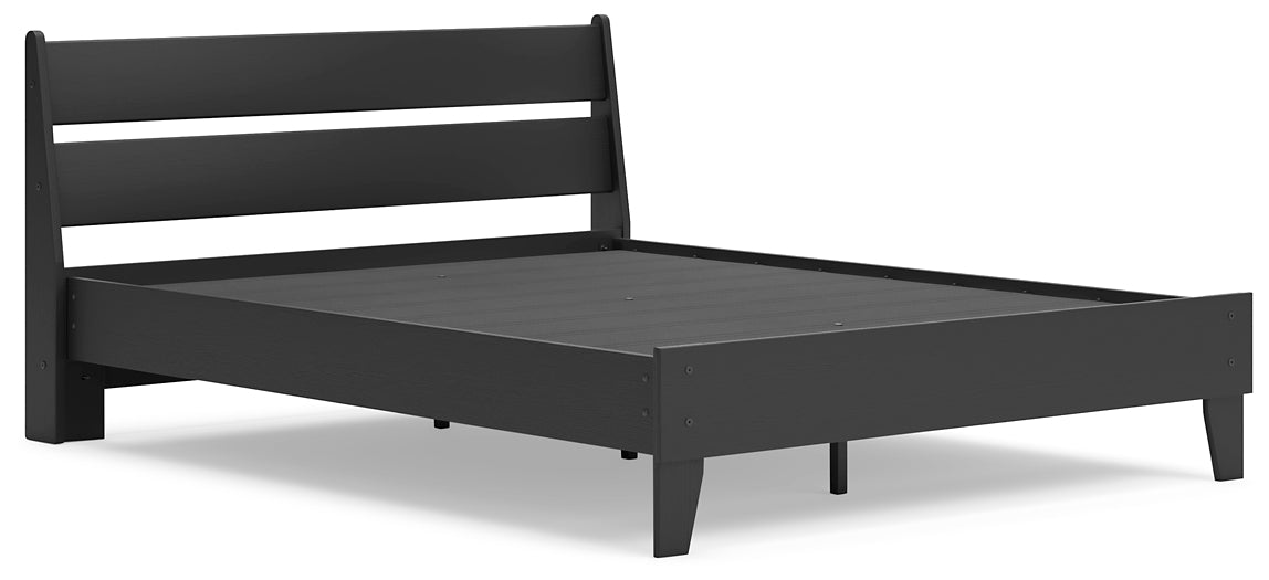 Ashley Express - Cama con plataforma y paneles Socalle