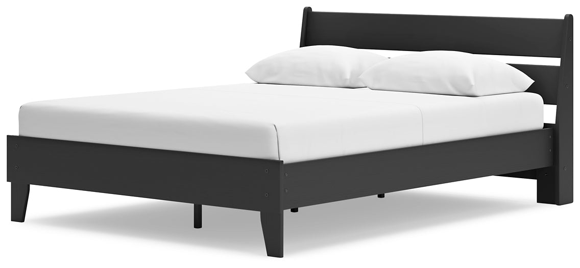 Ashley Express - Cama con plataforma y paneles Socalle