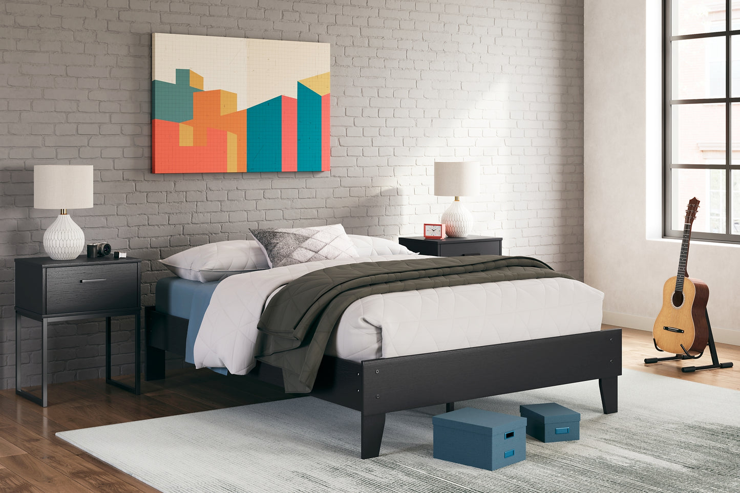 Ashley Express - Cama de plataforma Socalle