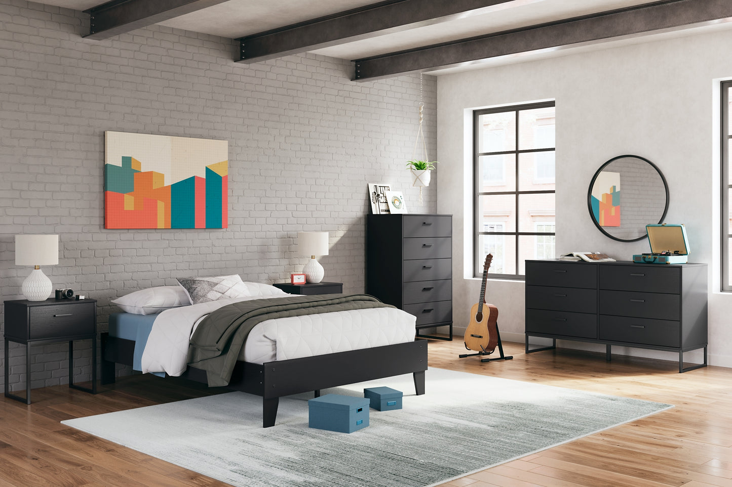 Ashley Express - Cama de plataforma Socalle