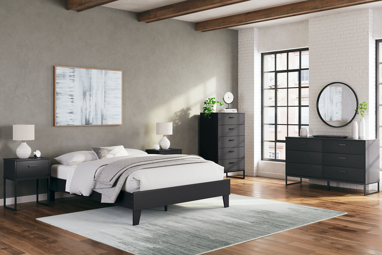 Ashley Express - Cama de plataforma Socalle