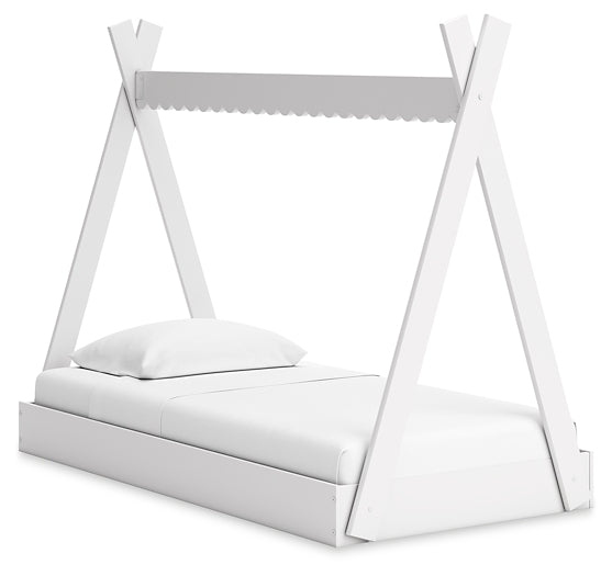 Ashley Express - Tienda de campaña Hallityn completa con cama en caja