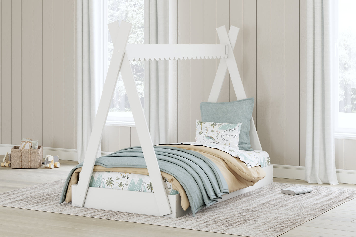 Ashley Express - Tienda de campaña Hallityn completa con cama en caja