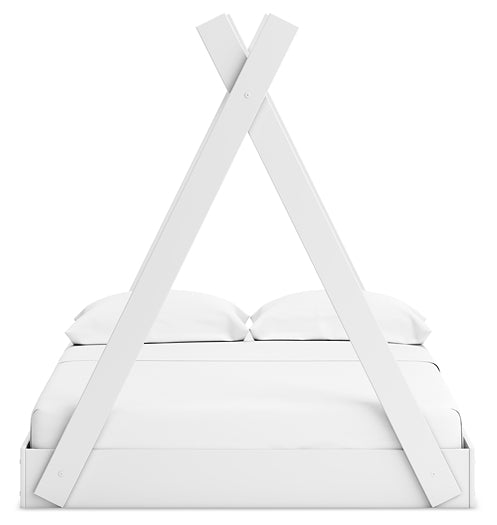 Ashley Express - Tienda de campaña Hallityn completa con cama en caja