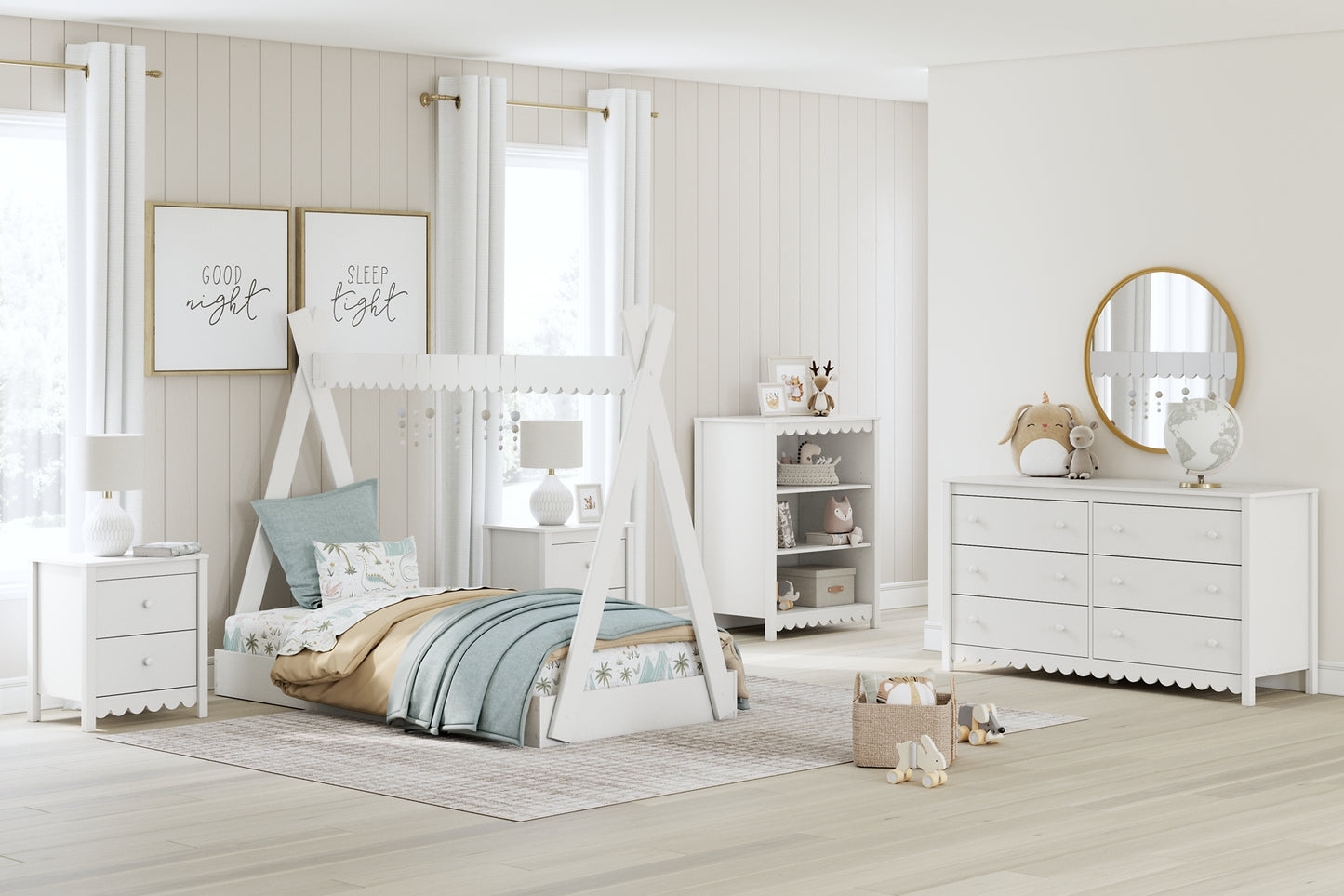 Ashley Express - Tienda de campaña Hallityn completa con cama en caja
