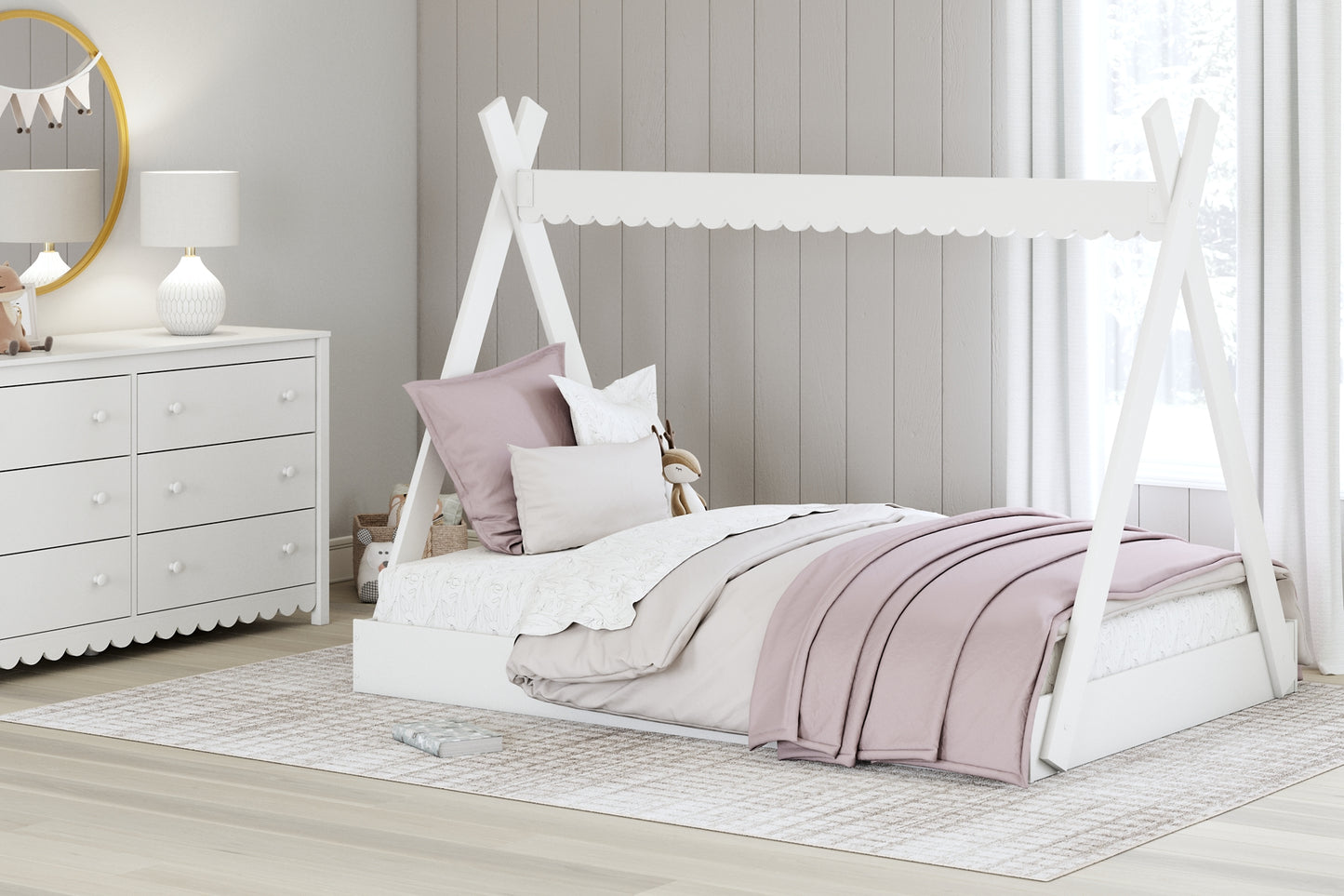 Ashley Express - Tienda de campaña Hallityn completa con cama en caja