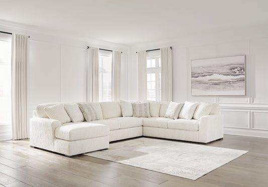 Seccional Chessington de 4 piezas con chaise longue