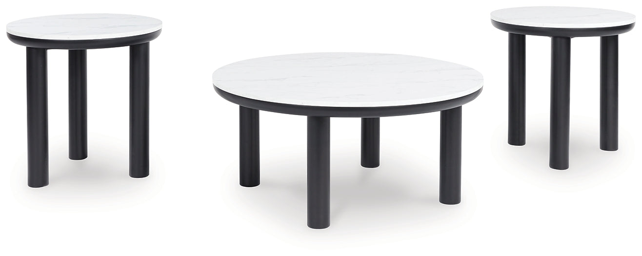 Ashley Express - Juego de mesa auxiliar Xandrum (3 piezas)